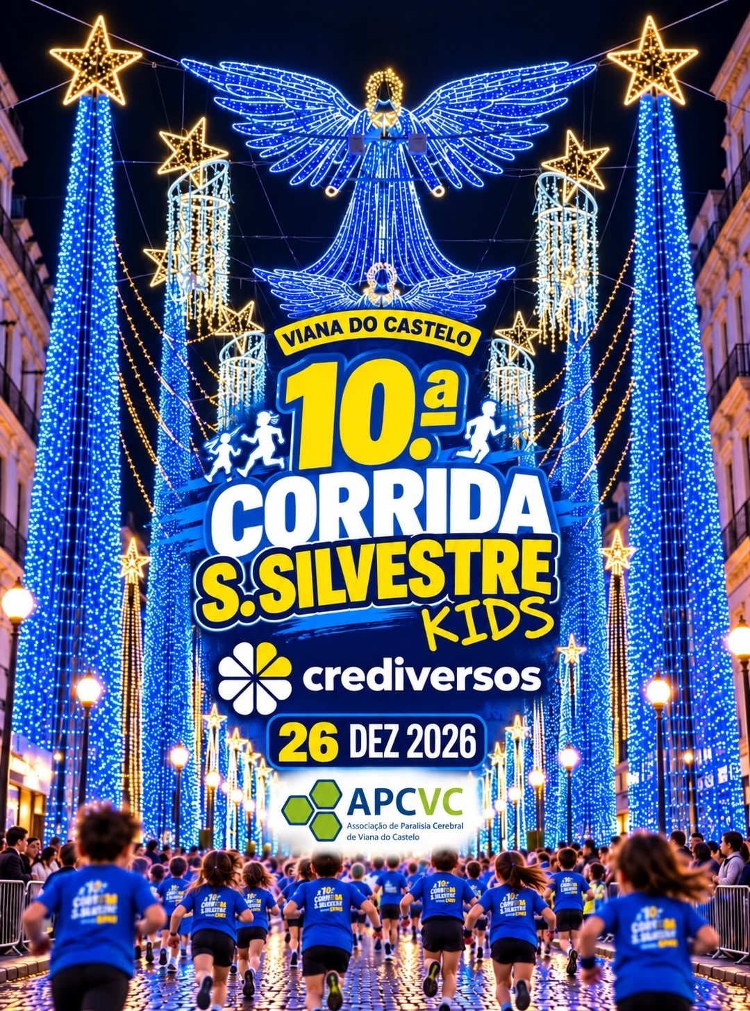 Crediversos 10ª Corrida de S. Silvestre KIDS de Viana do Castelo 