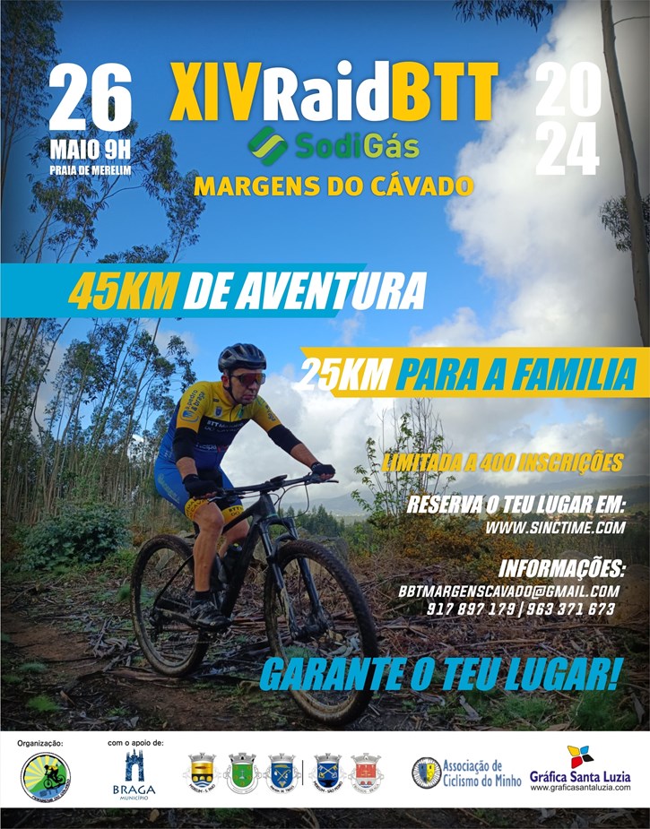 XIV Raid BTT SodiGás – Margens do Cávado